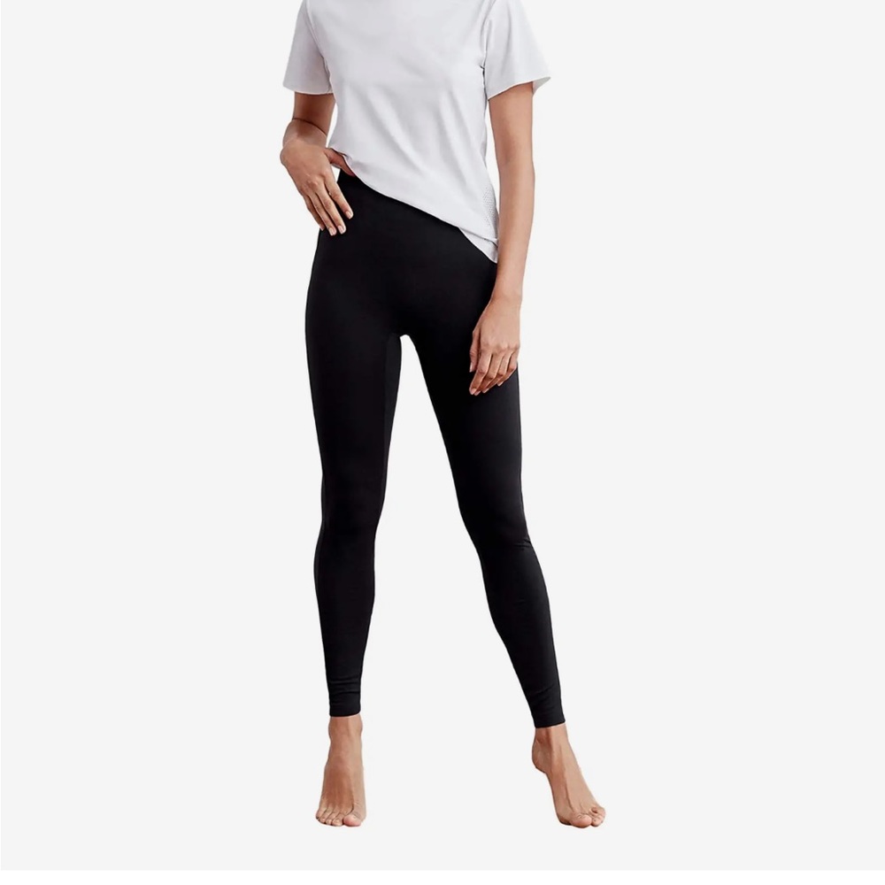 ADAY Layered Up Thermal Leggings. Black Size M. Good condition. Sold out online!